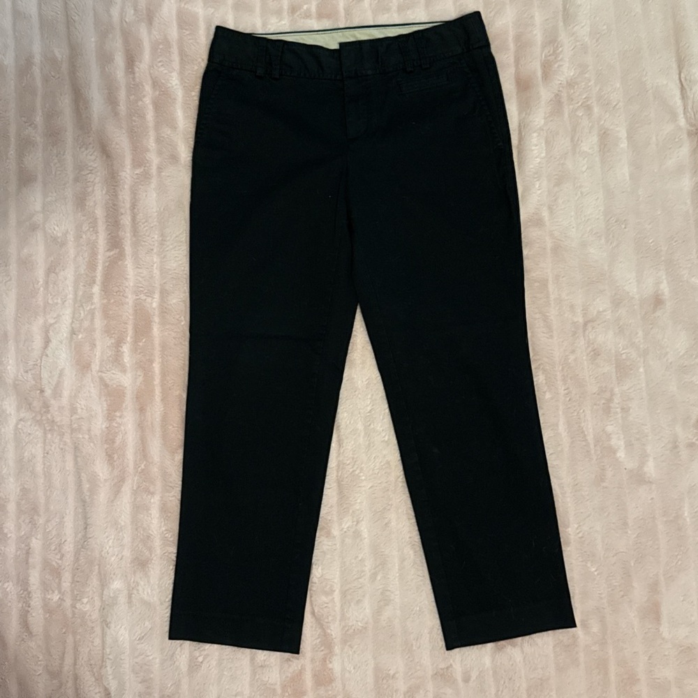 Banana Republic Black Cropped Trousers